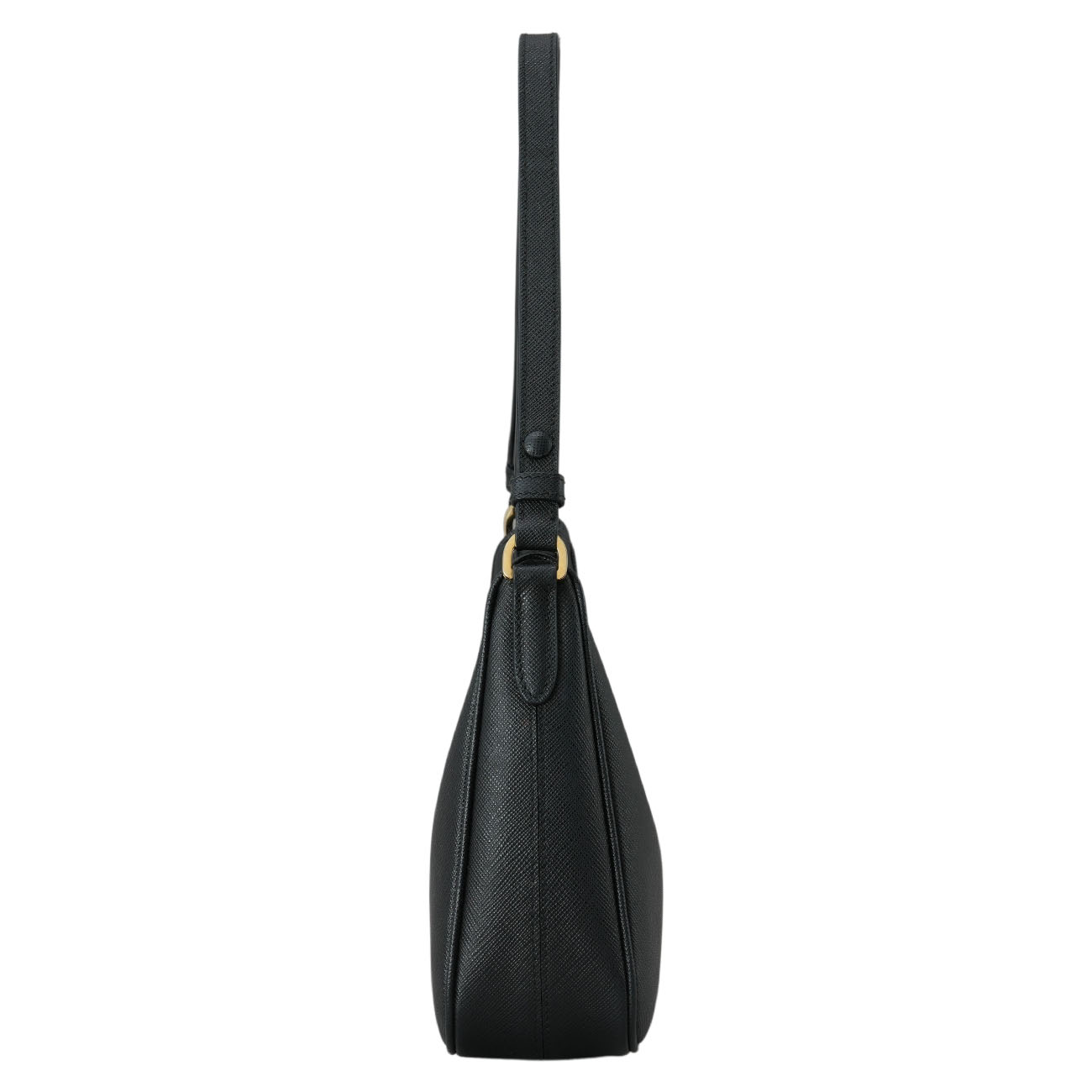 PRADA(USED)프라다 1BC204 사피아노 트라이앵글 로고 호보백
