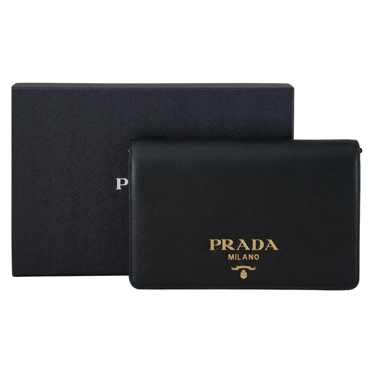 PRADA(USED)프라다 1BP018 사피아노 크로스백