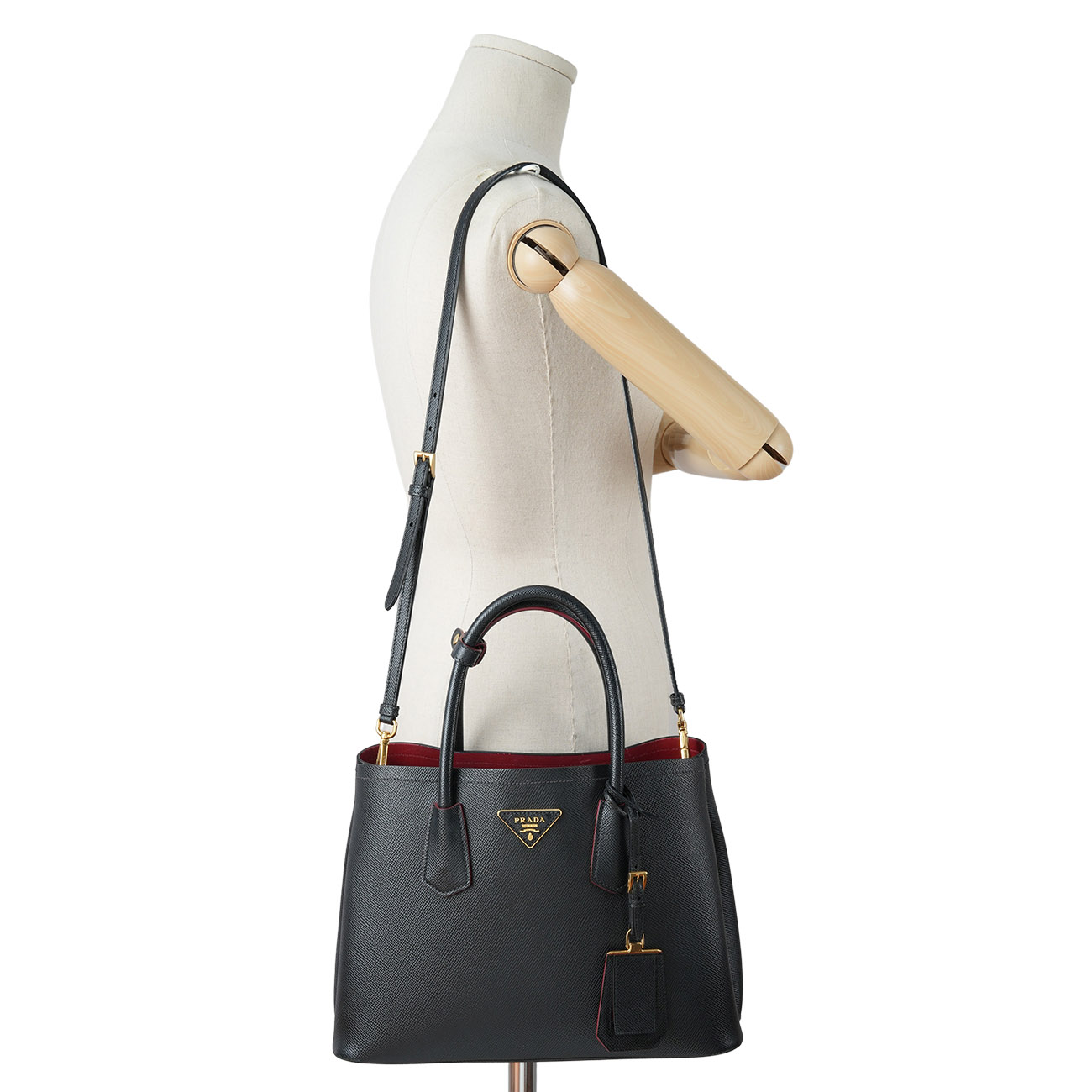 PRADA(USED)프라다 1BG887 사피아노 두블레 토트 겸 숄더백
