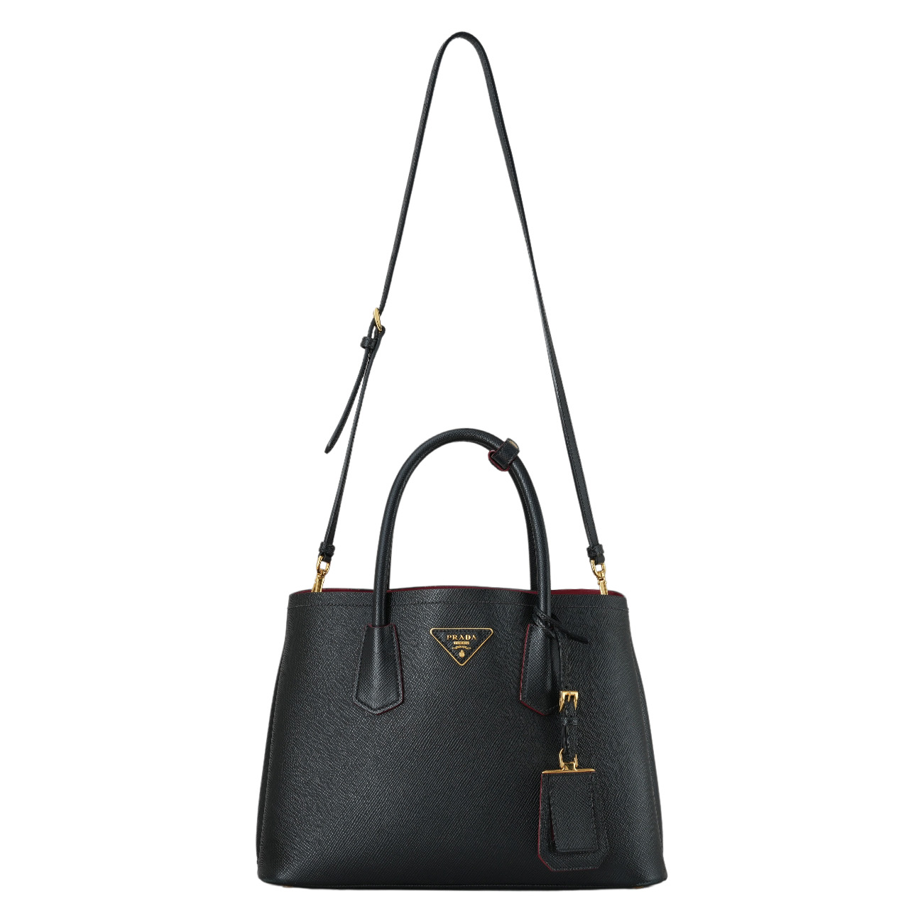 PRADA(USED)프라다 1BG887 사피아노 두블레 토트 겸 숄더백
