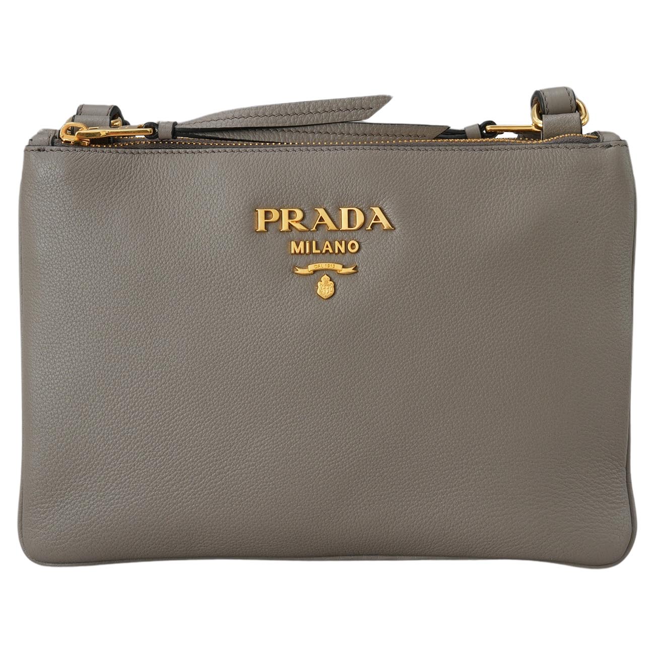 PRADA(USED)프라다 1BH046 더블 지퍼 크로스백