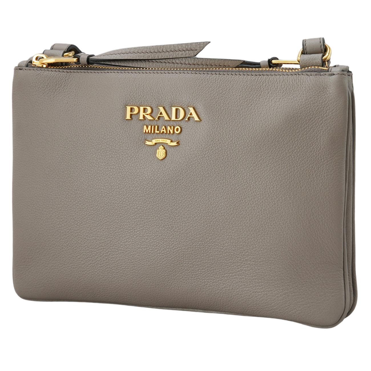 PRADA(USED)프라다 1BH046 더블 지퍼 크로스백