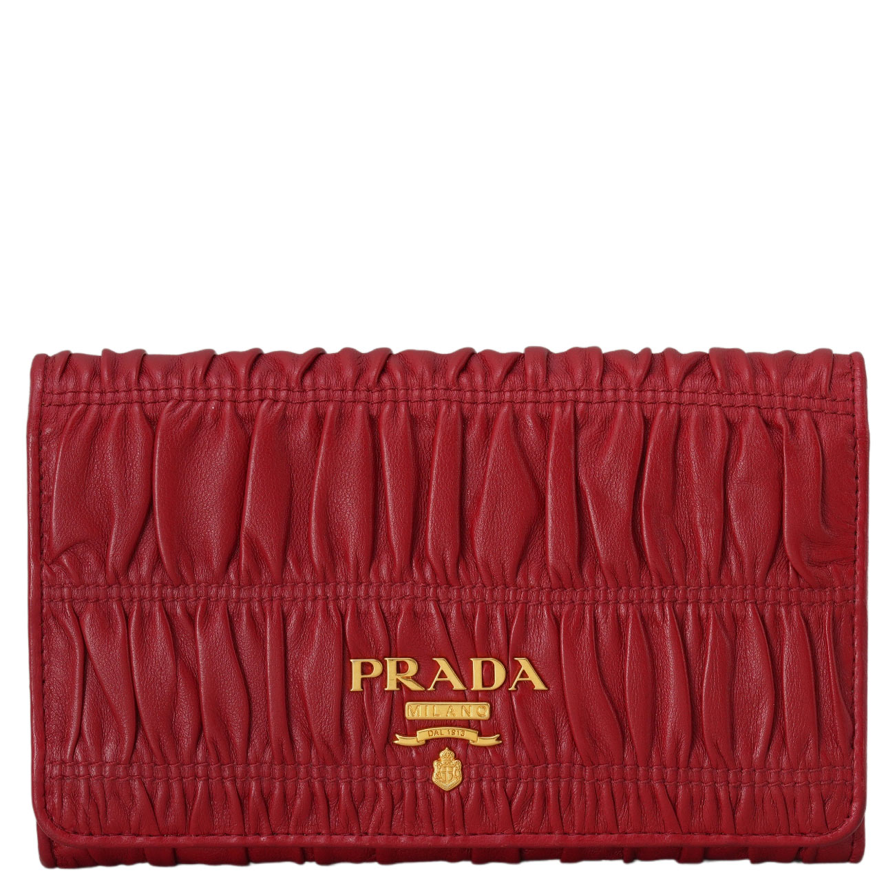 PRADA(USED)프라다 고프레 레더  WOC