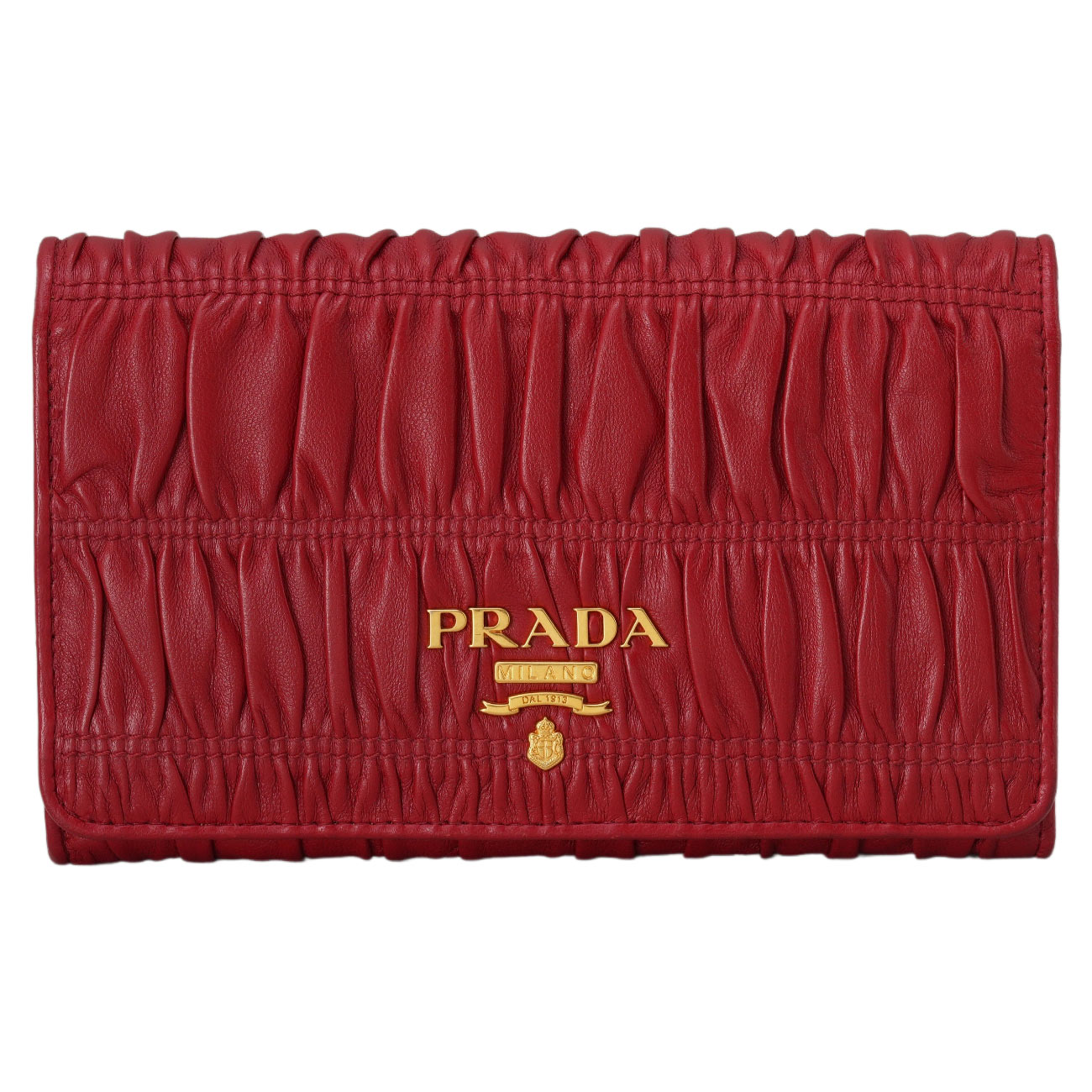 PRADA(USED)프라다 고프레 레더  WOC