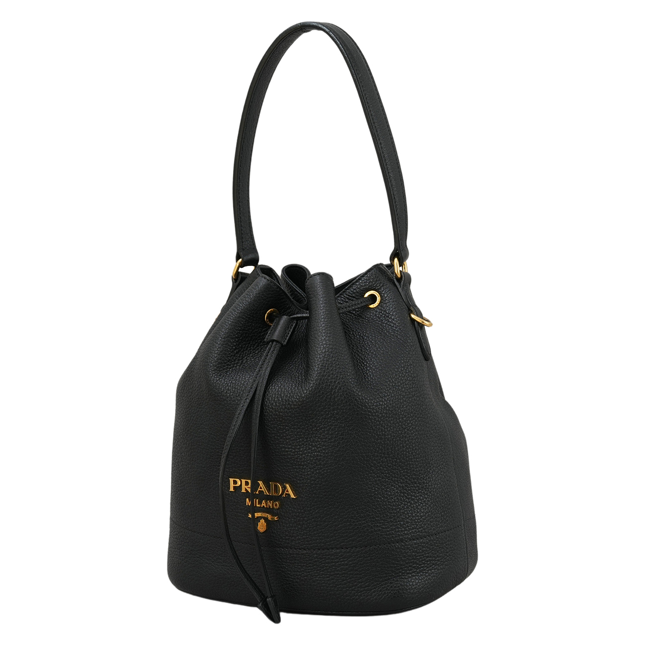 PRADA(USED)프라다 1BE018 비텔로 버킷백