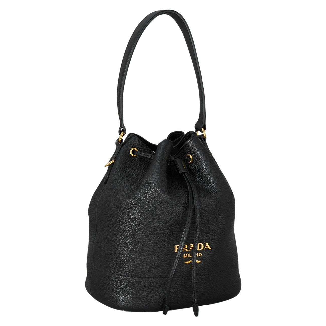 PRADA(USED)프라다 1BE018 비텔로 버킷백