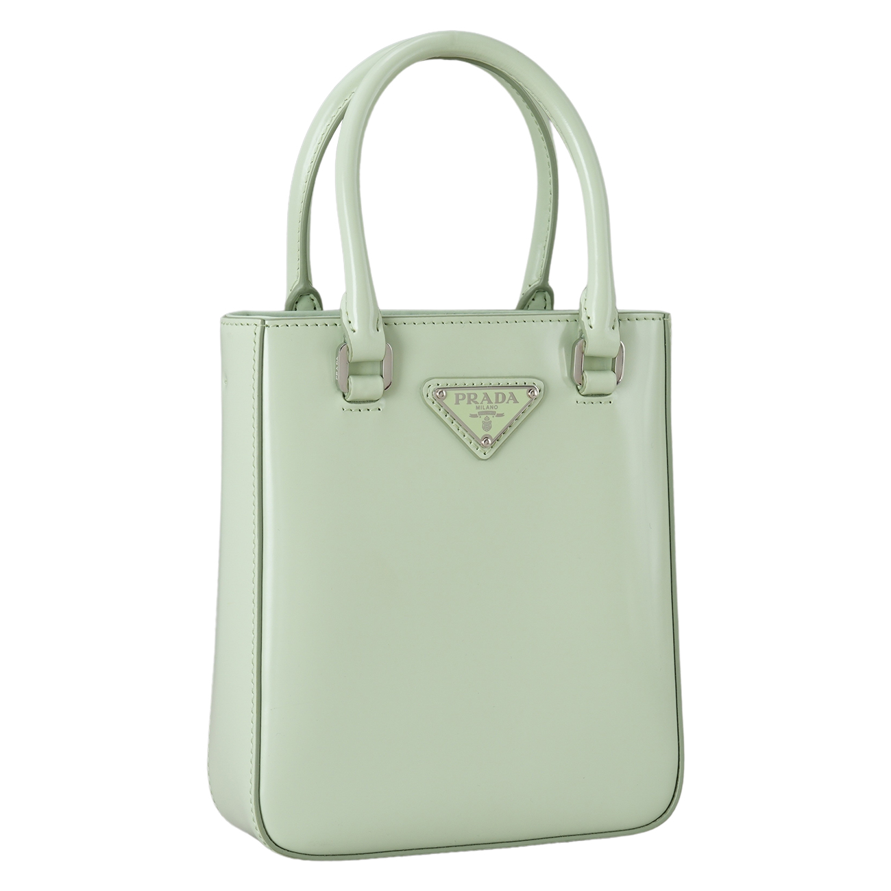 PRADA(USED)프라다 1BA331 스몰 브러쉬드 레더 토트백