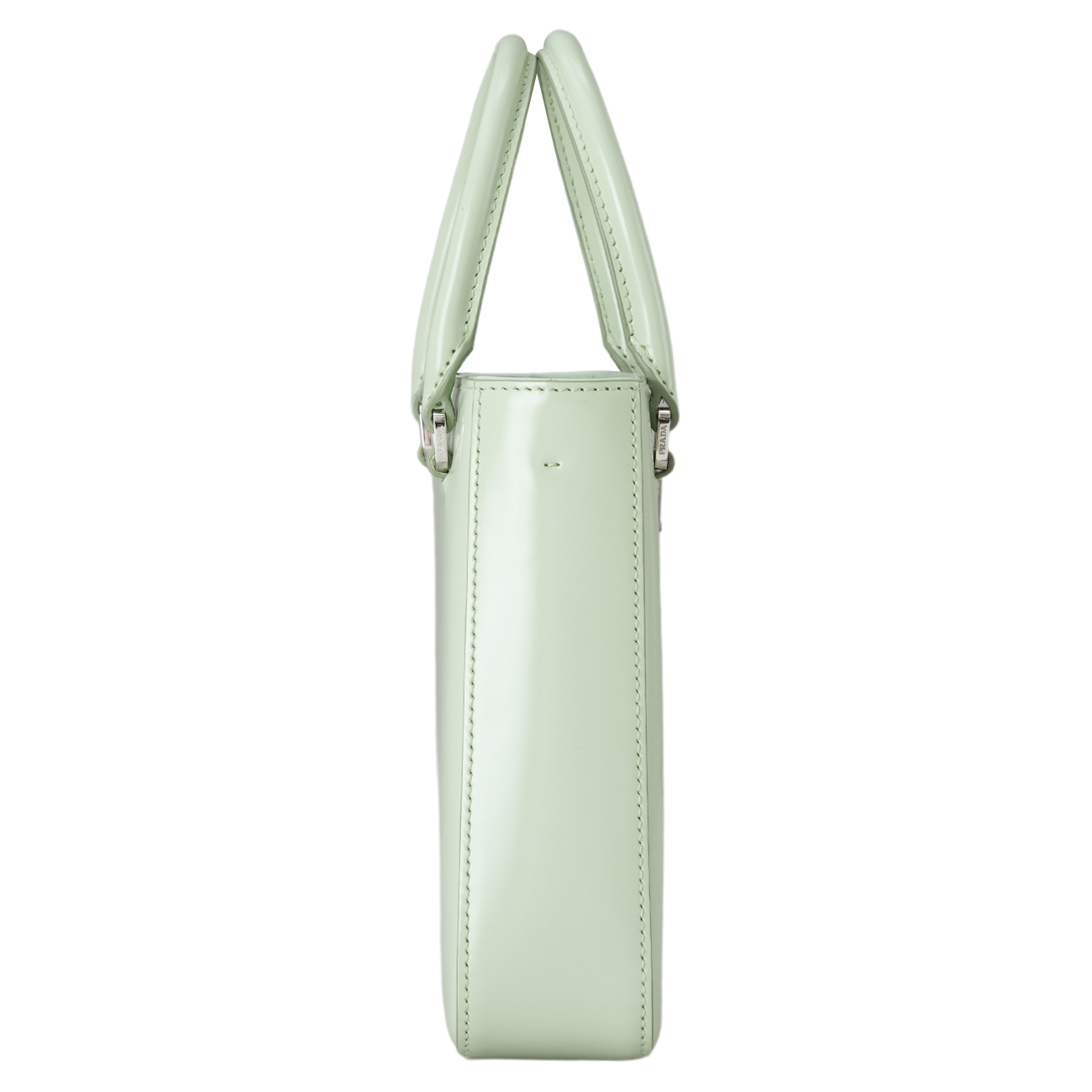 PRADA(USED)프라다 1BA331 스몰 브러쉬드 레더 토트백