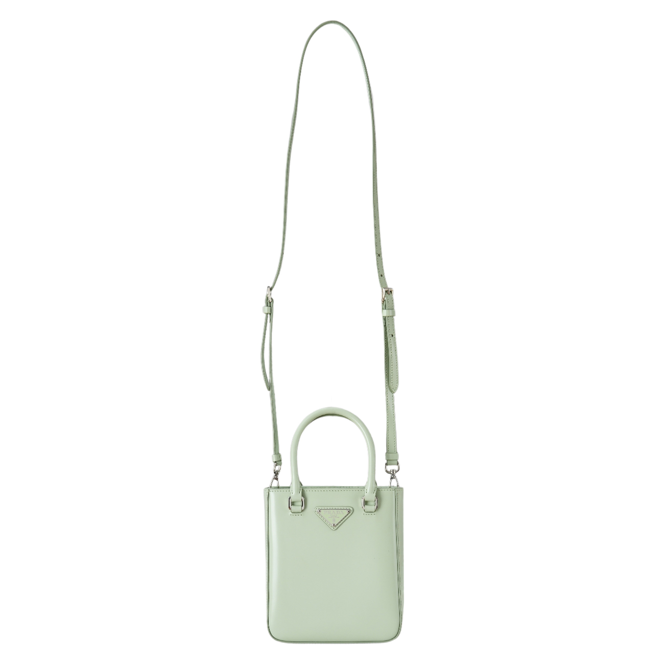 PRADA(USED)프라다 1BA331 스몰 브러쉬드 레더 토트백