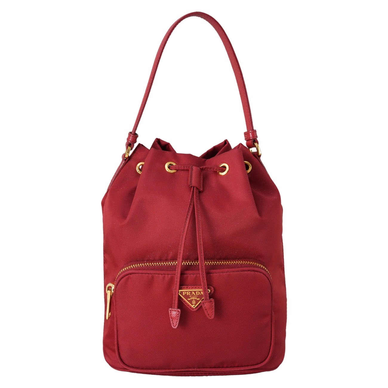 PRADA(USED)프라다 1BH038 리나일론 듀엣 버킷백