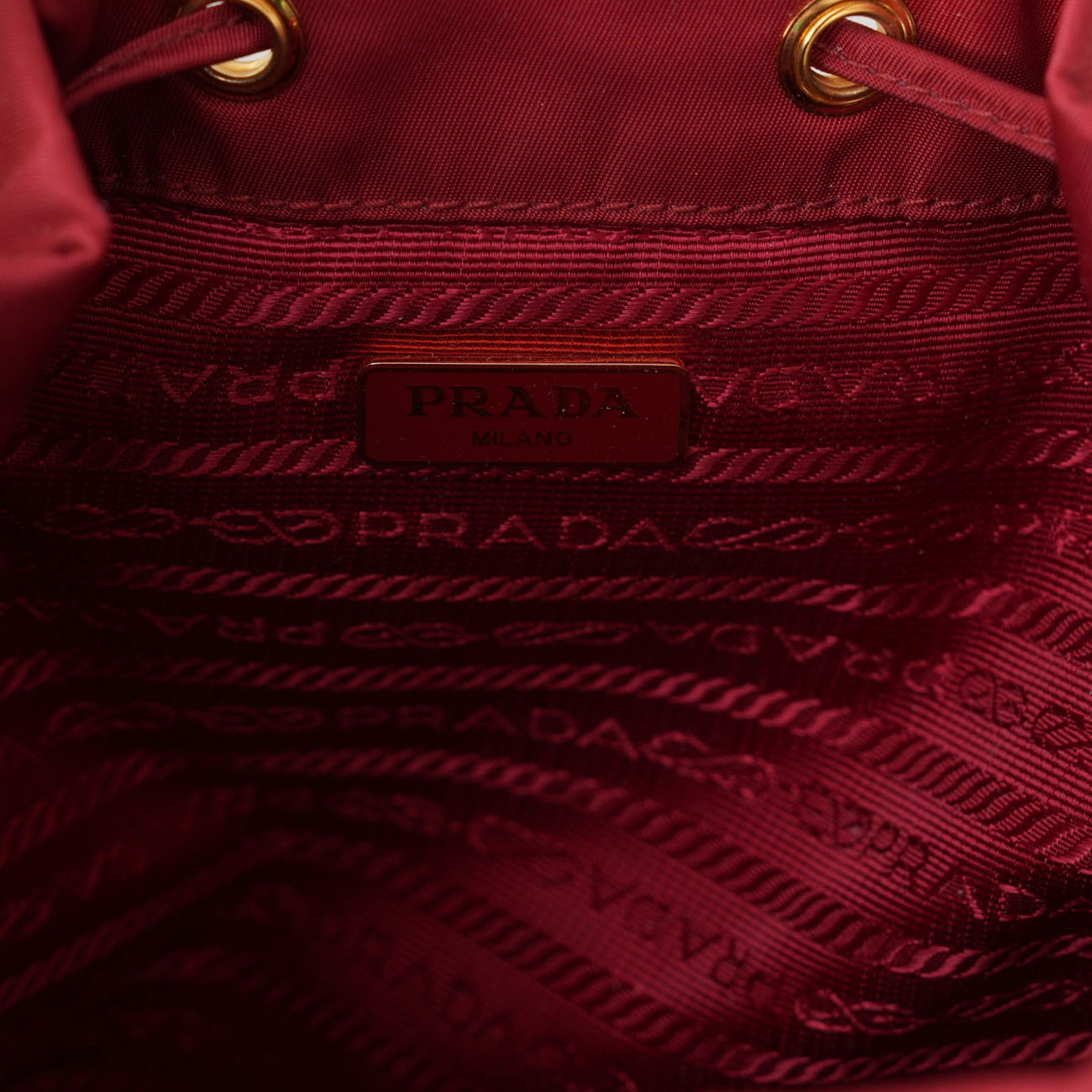 PRADA(USED)프라다 1BH038 리나일론 듀엣 버킷백