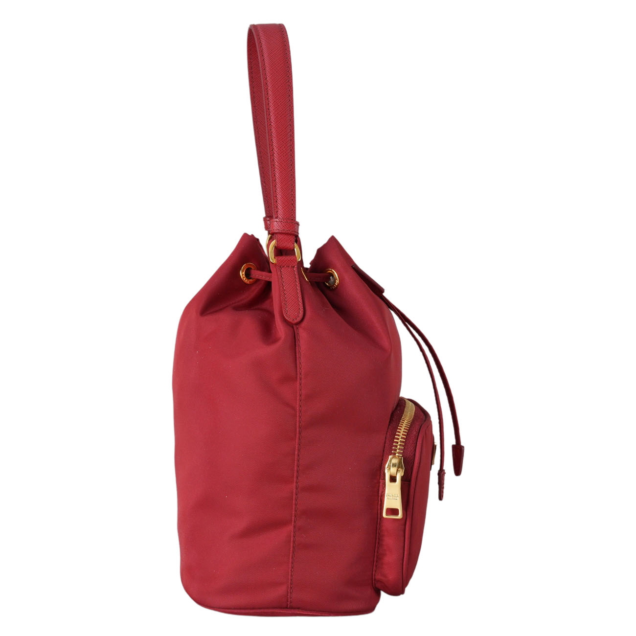 PRADA(USED)프라다 1BH038 리나일론 듀엣 버킷백