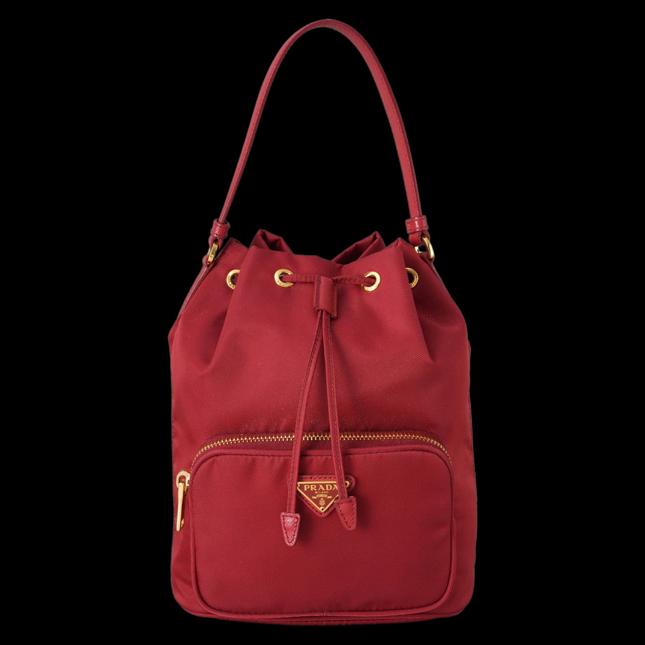 PRADA(USED)프라다 1BH038 리나일론 듀엣 버킷백