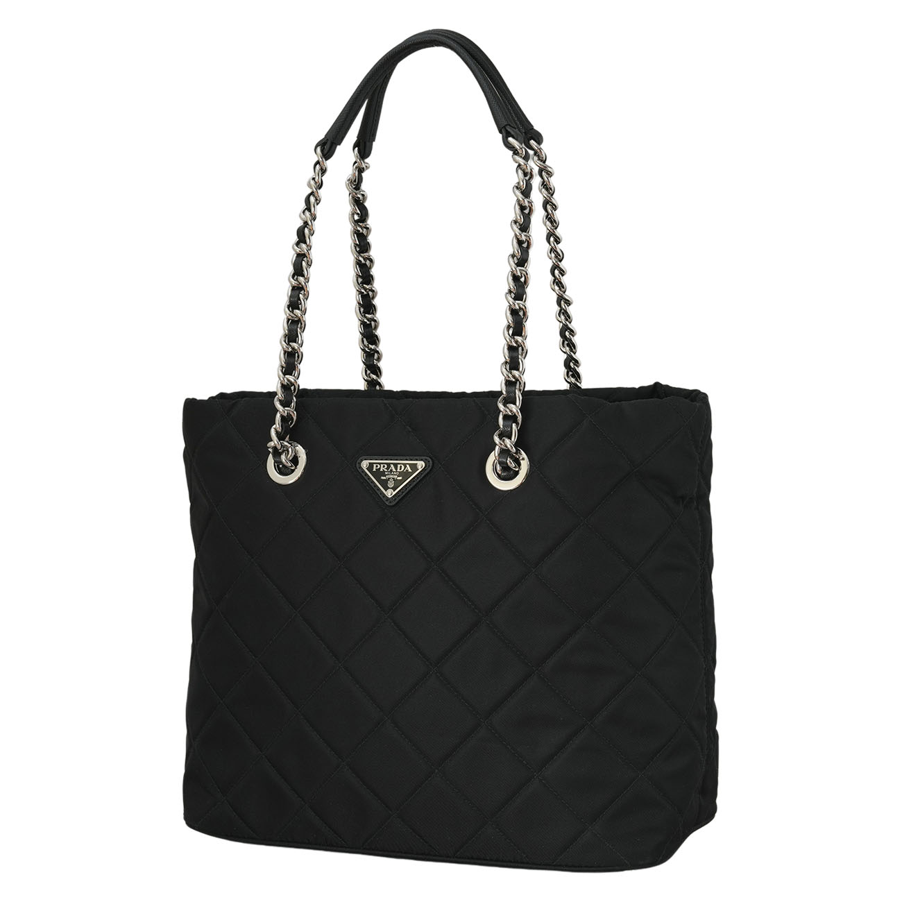 PRADA(USED)프라다 포코노 퀼팅 체인 숄더백