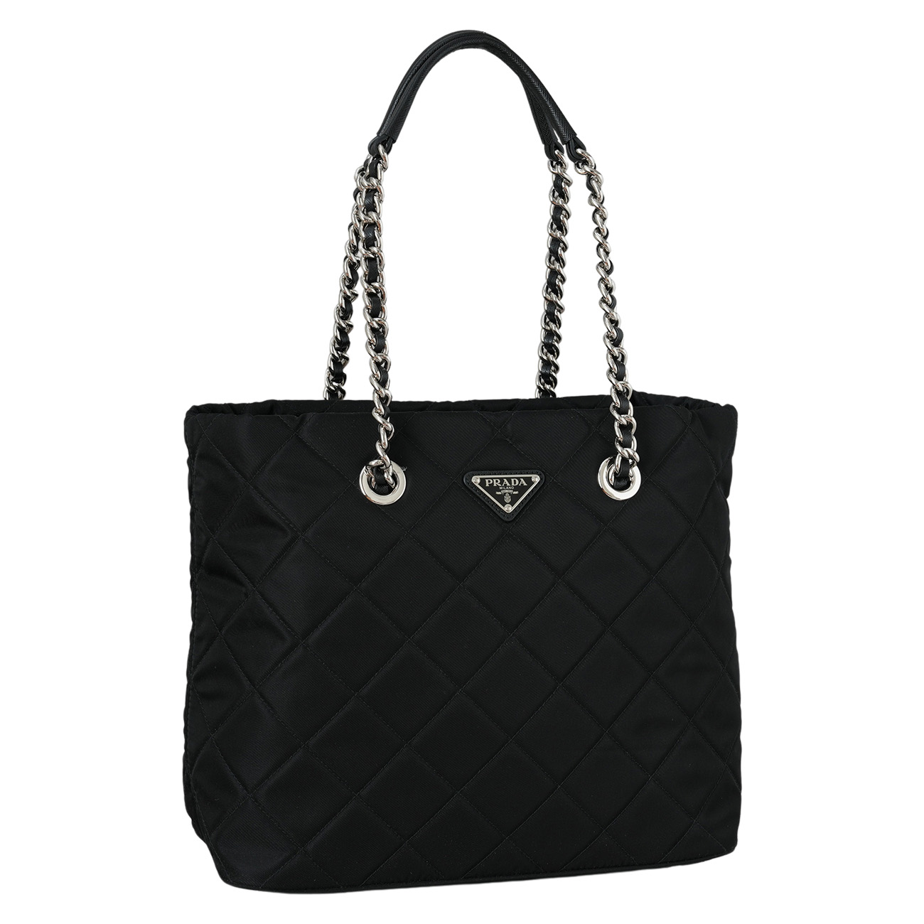 PRADA(USED)프라다 포코노 퀼팅 체인 숄더백