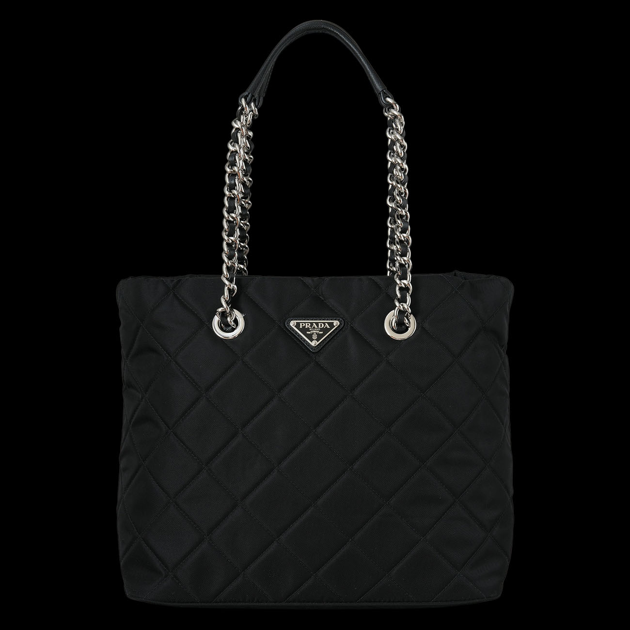 PRADA(USED)프라다 포코노 퀼팅 체인 숄더백