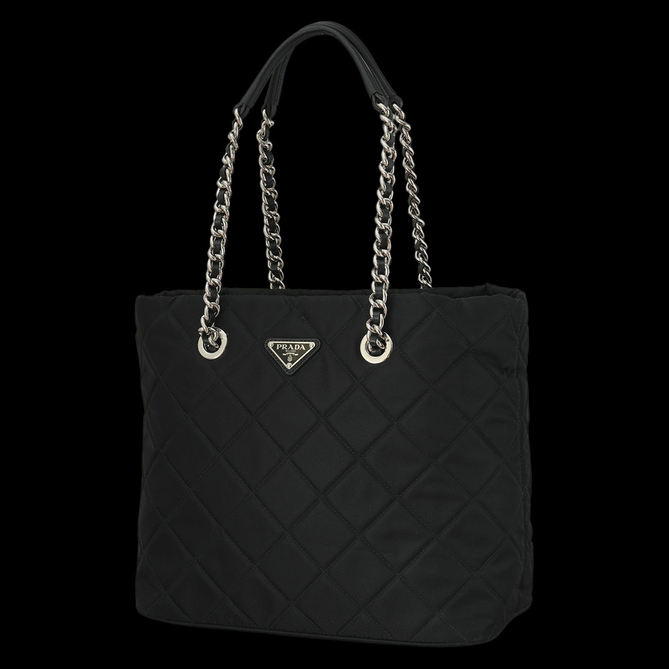 PRADA(USED)프라다 포코노 퀼팅 체인 숄더백