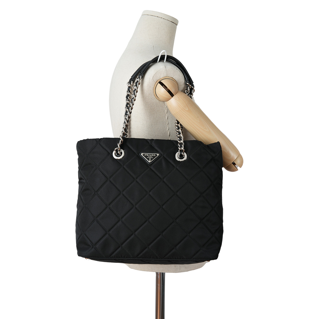 PRADA(USED)프라다 포코노 퀼팅 체인 숄더백