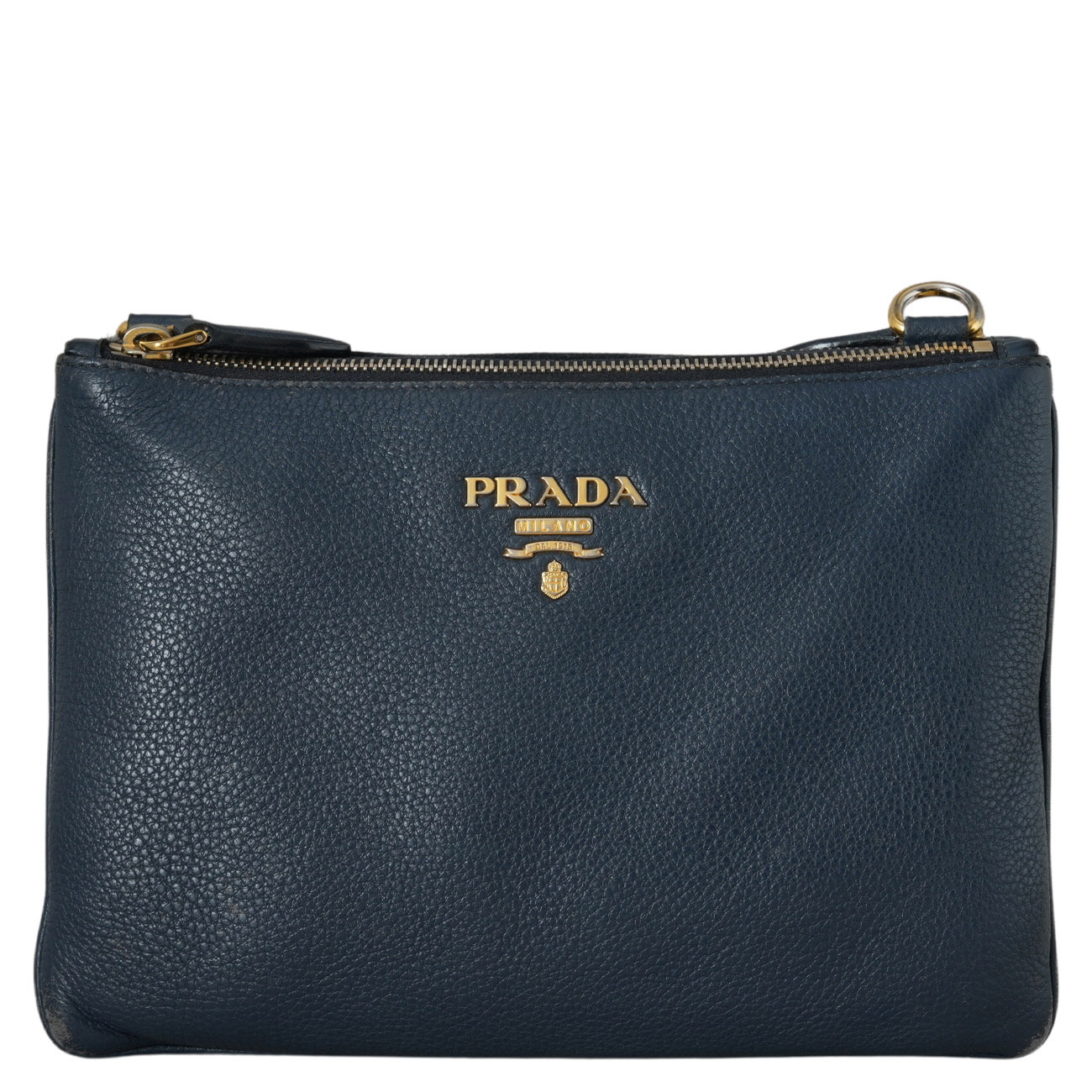 PRADA(USED)프라다 더블지퍼 크로스백