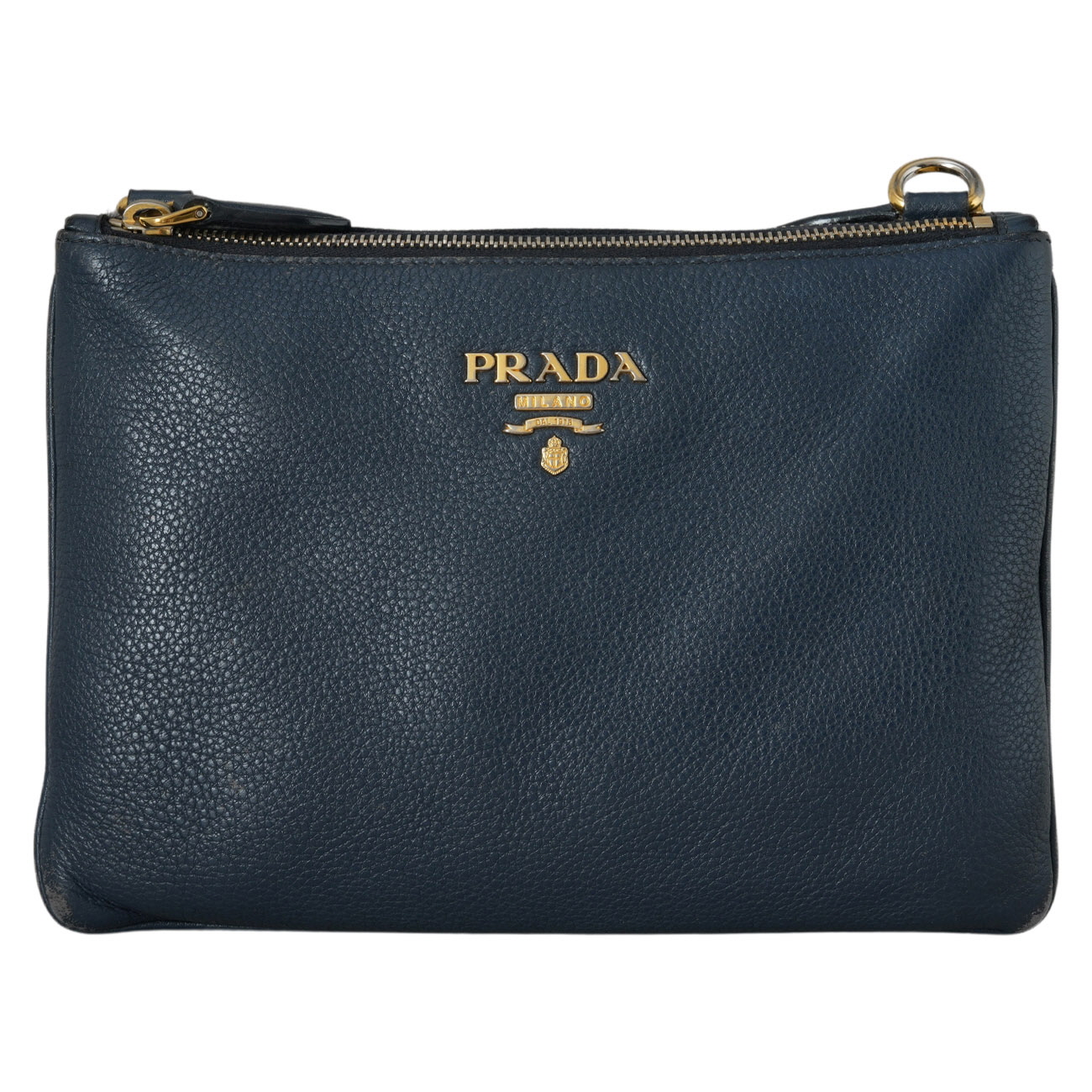 PRADA(USED)프라다 더블지퍼 크로스백