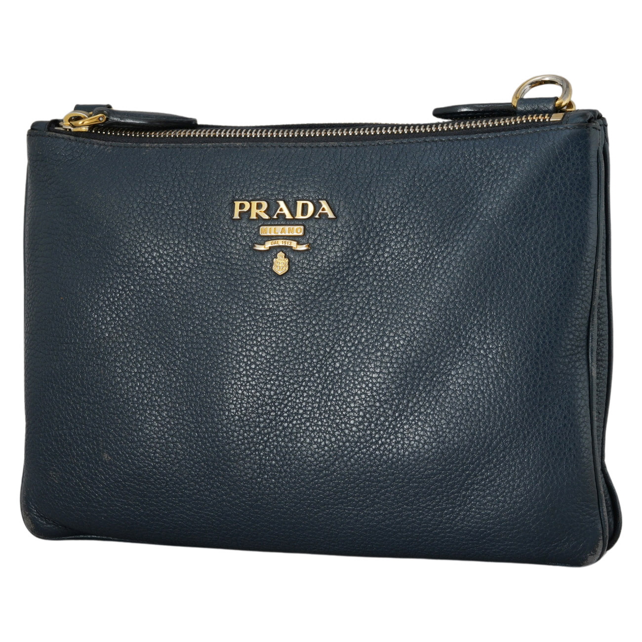 PRADA(USED)프라다 더블지퍼 크로스백