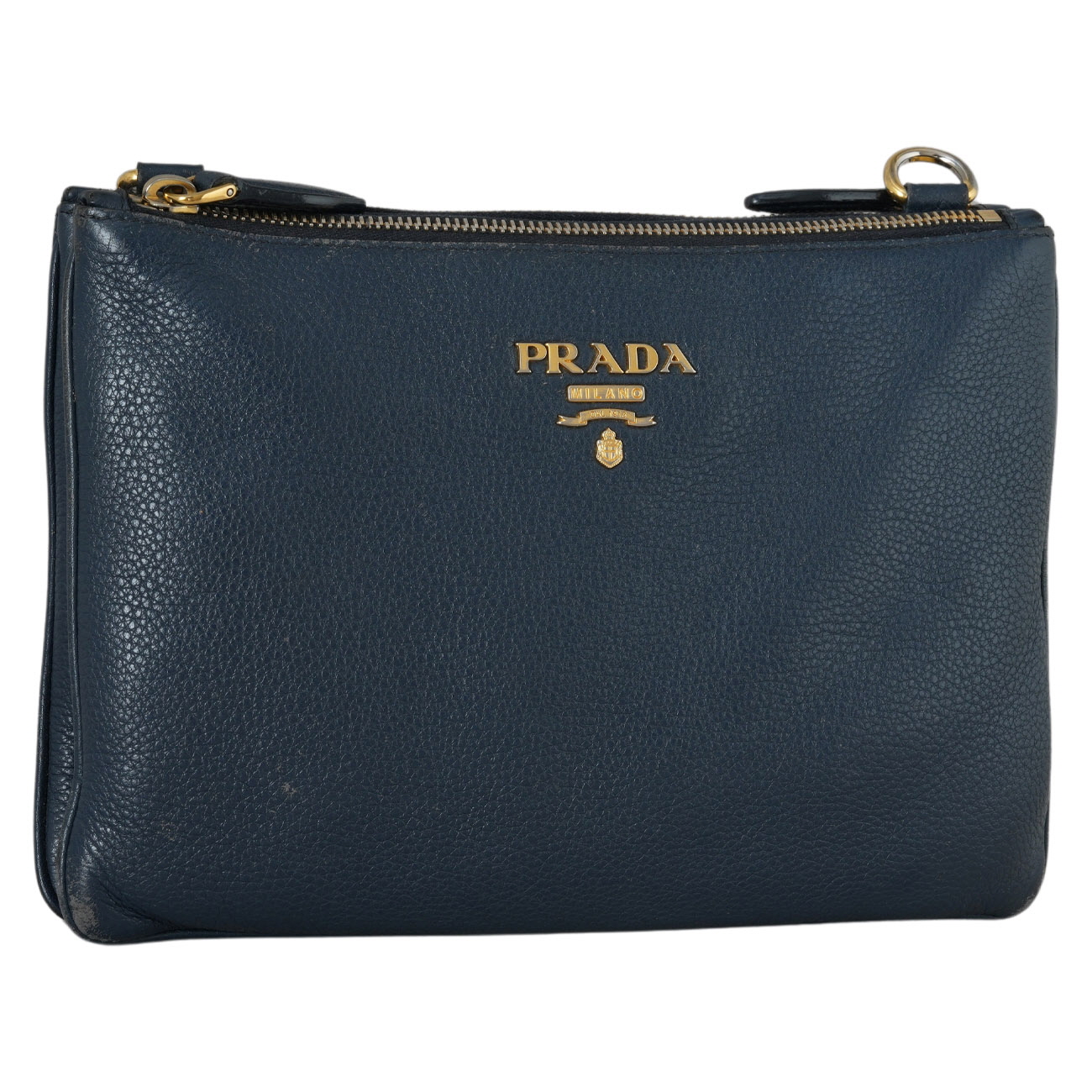 PRADA(USED)프라다 더블지퍼 크로스백
