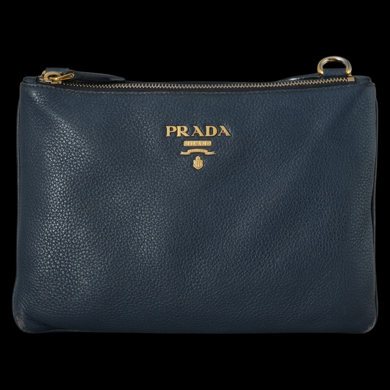 PRADA(USED)프라다 더블지퍼 크로스백