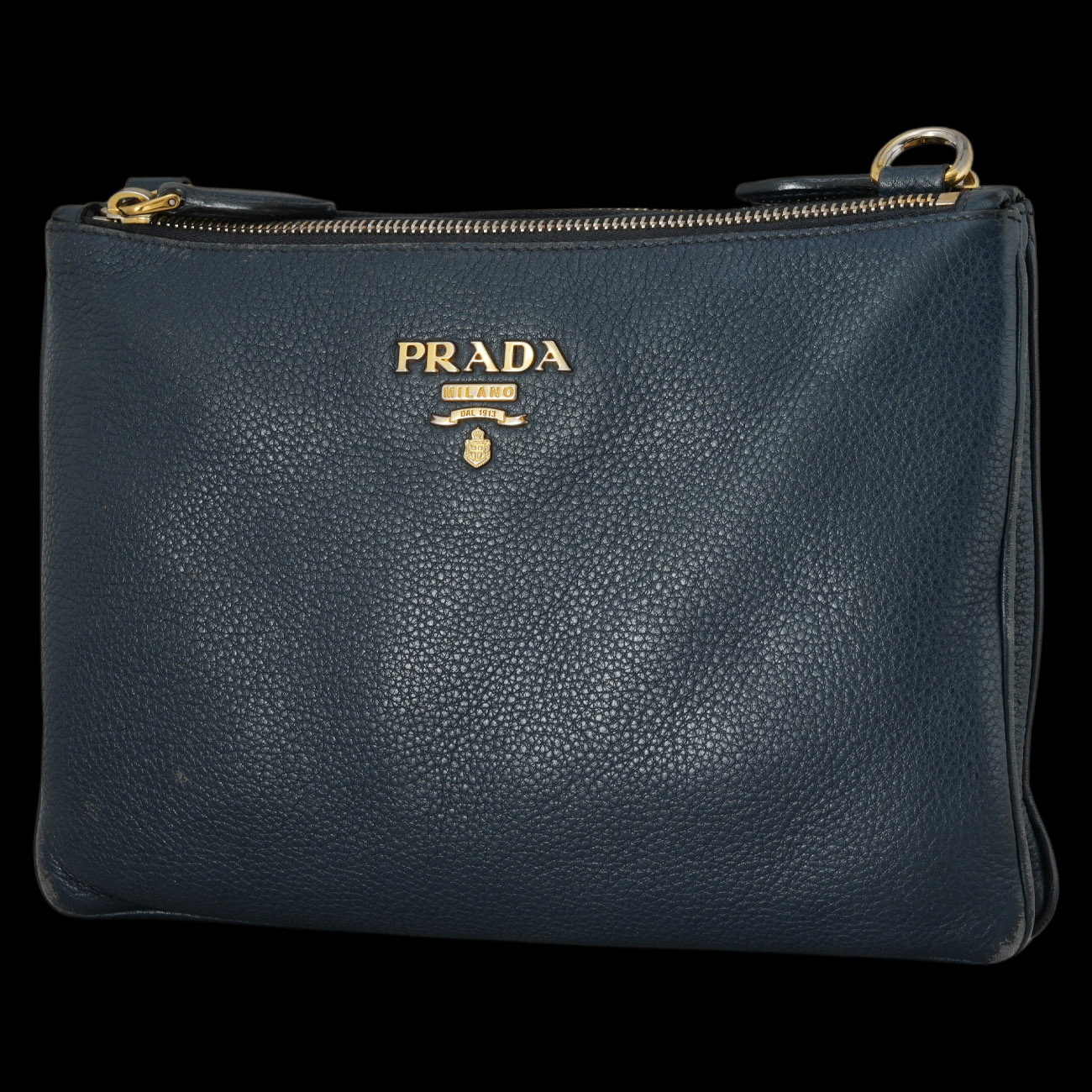 PRADA(USED)프라다 더블지퍼 크로스백
