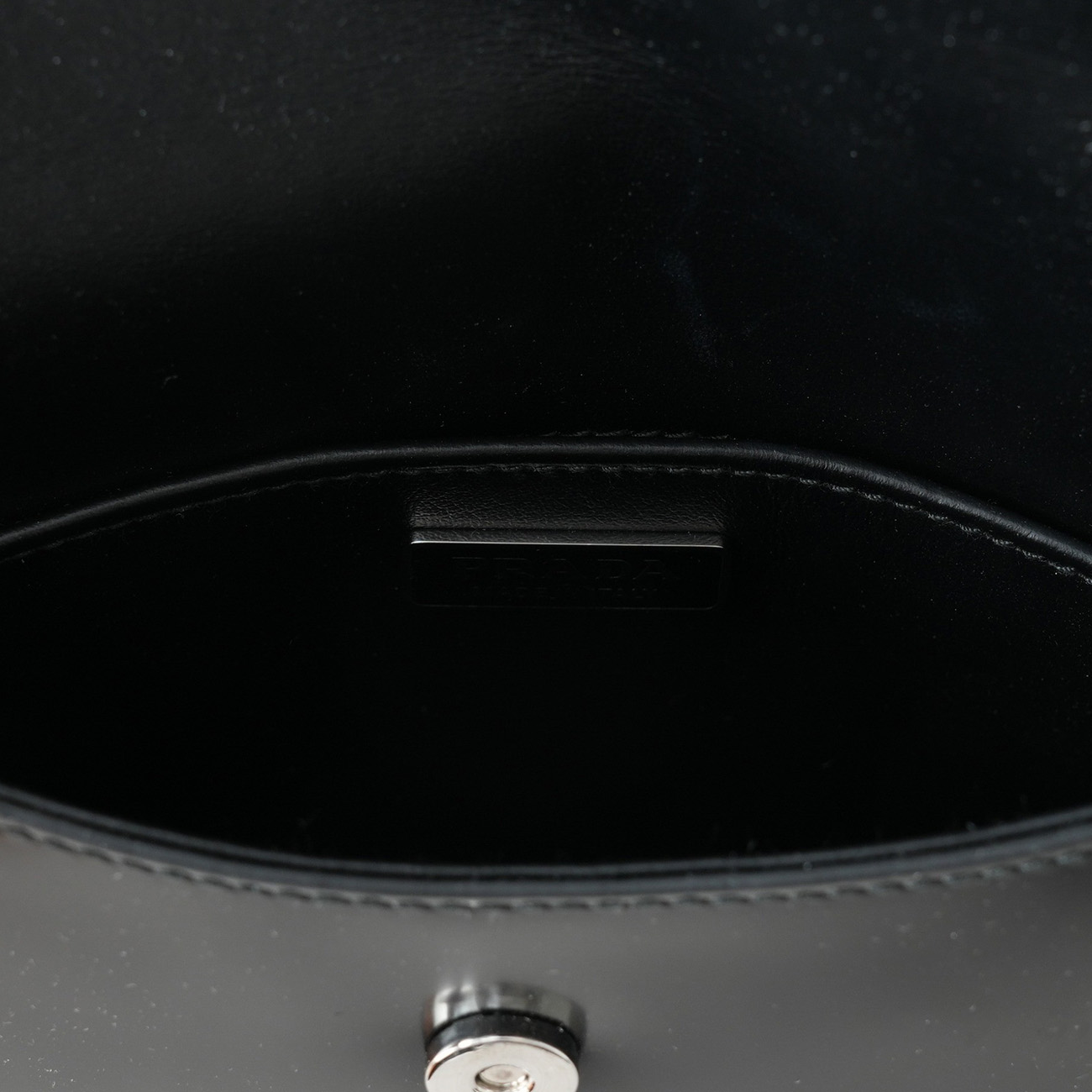 PRADA(USED)프라다 1BD311 클레오 브러시드 가죽 숄더백 블랙