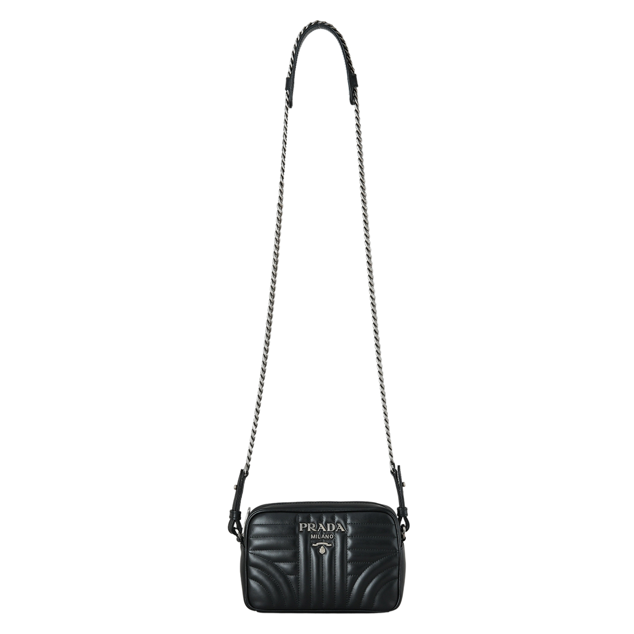 PRADA(USED)프라다 1BH084 다이아그램 카메라백
