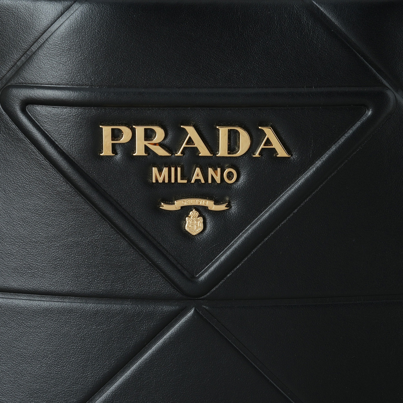PRADA(USED)프라다 1BA377 탑 스티칭 라지 가죽 프라다 심볼백