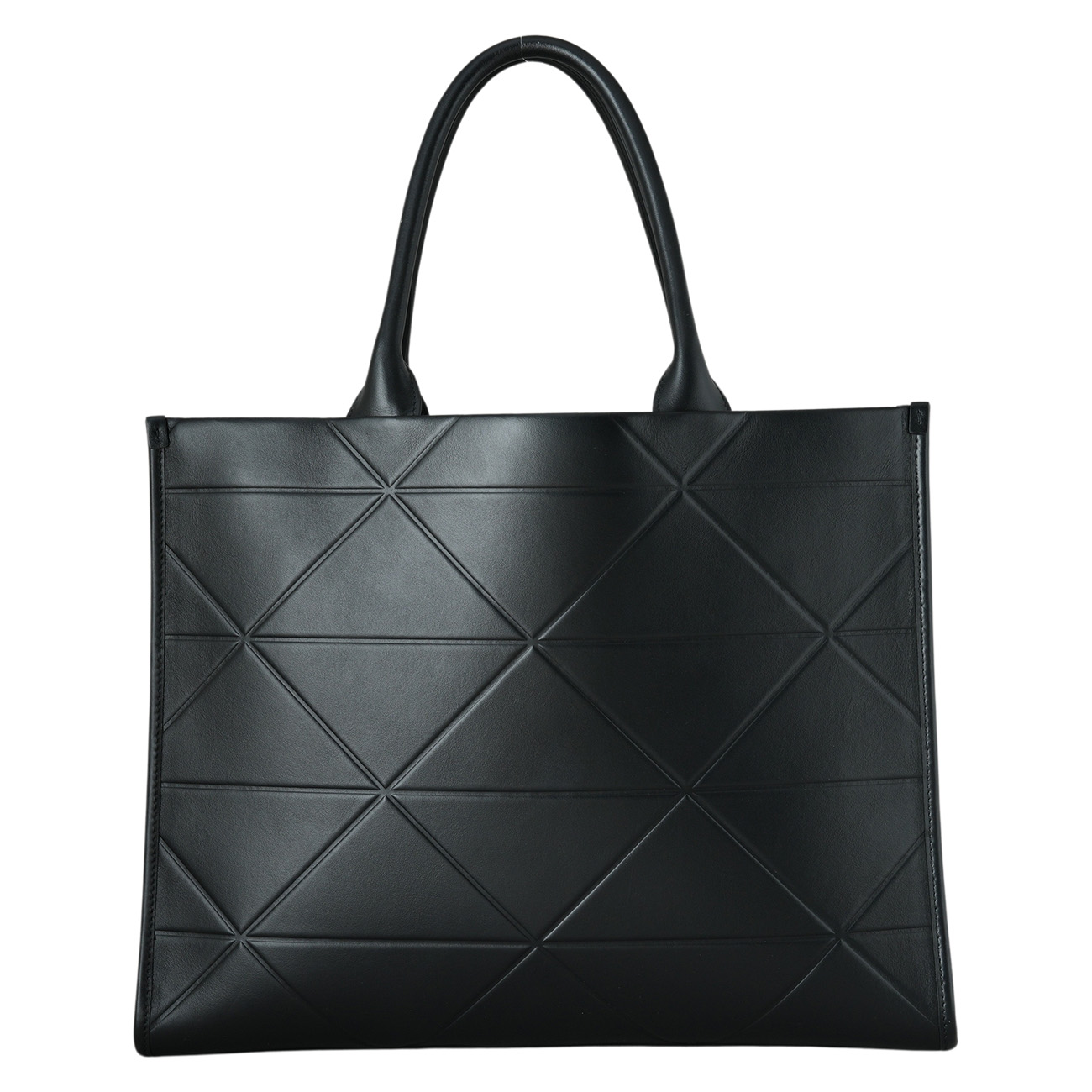 PRADA(USED)프라다 1BA377 탑 스티칭 라지 가죽 프라다 심볼백