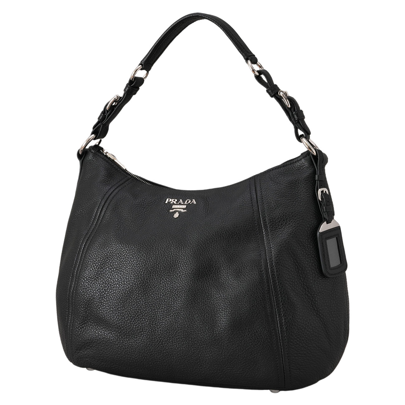 PRADA(USED)프라다 BR5096 비텔로 피닉스 호보 숄더백 블랙