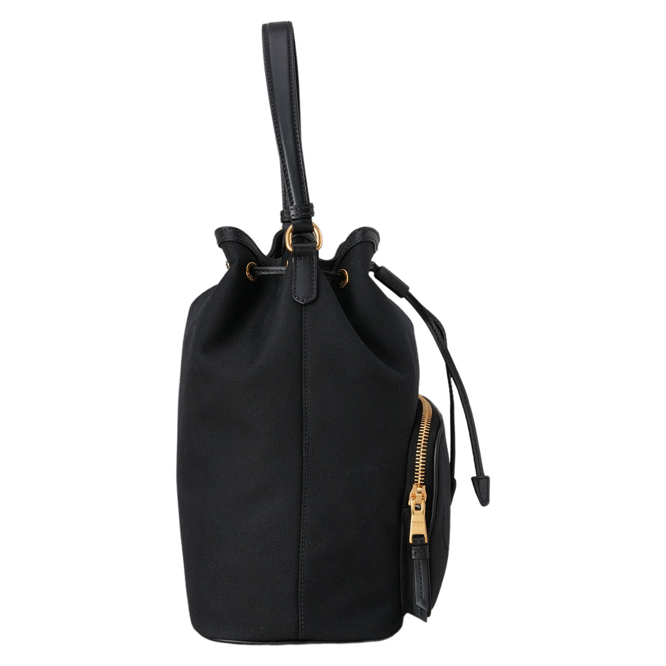 PRADA(USED)프라다 1BH097 자가드 버킷백