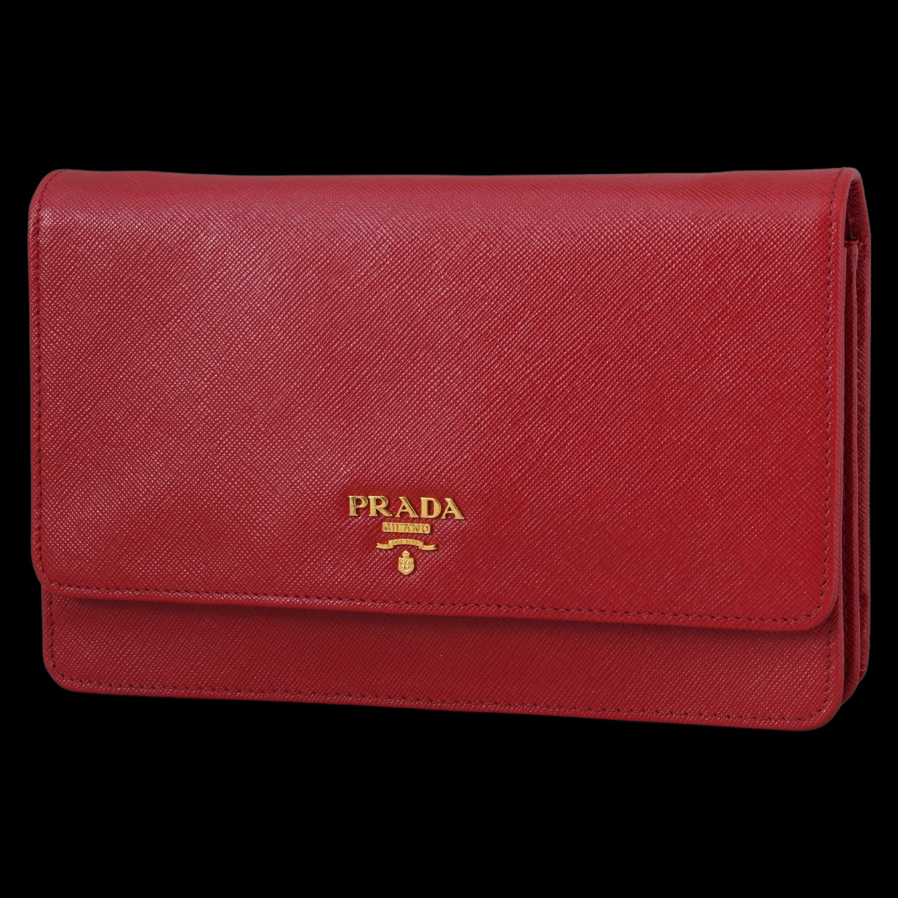 PRADA(USED)프라다 1M1361 사피아노 월릿 크로스백