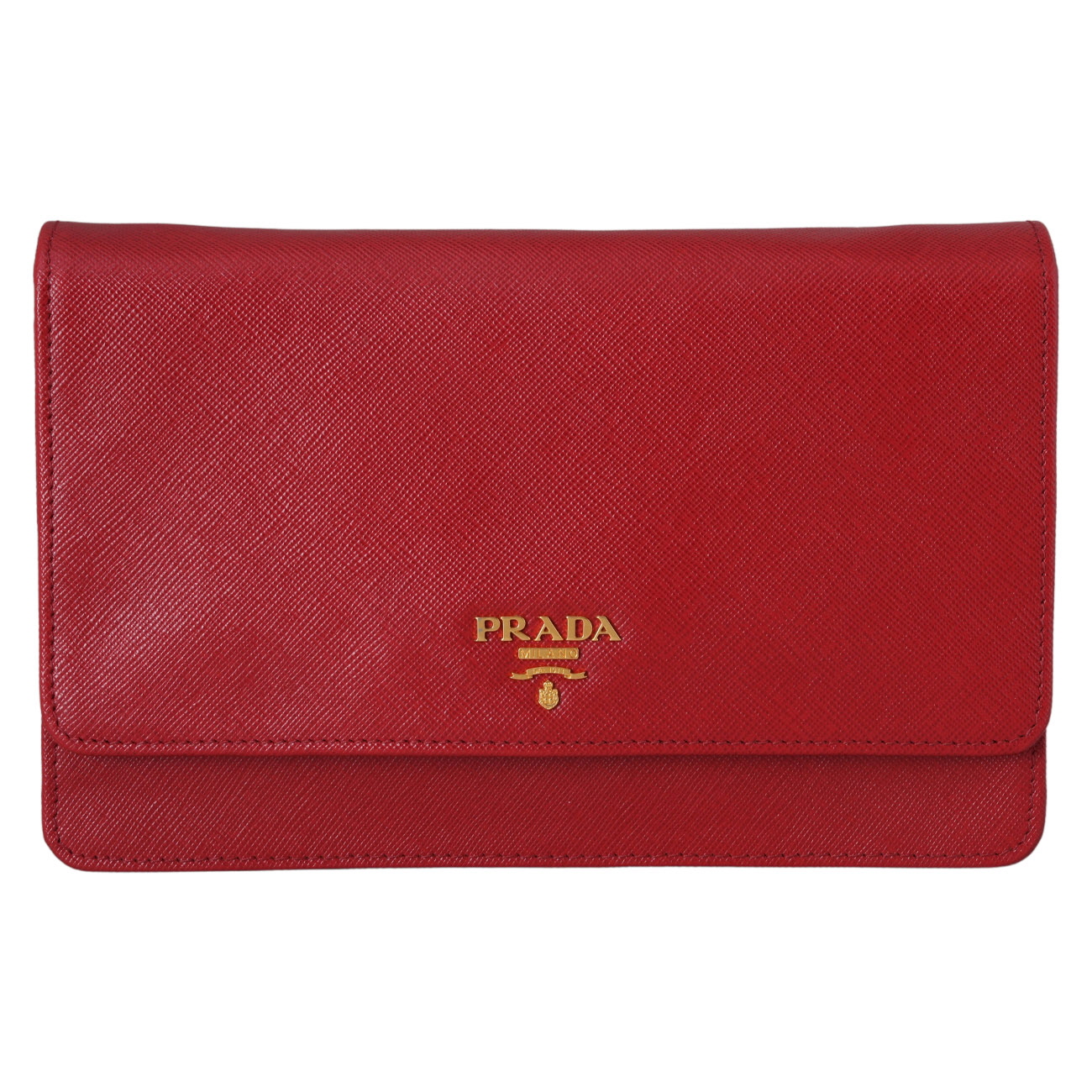 PRADA(USED)프라다 1M1361 사피아노 월릿 크로스백