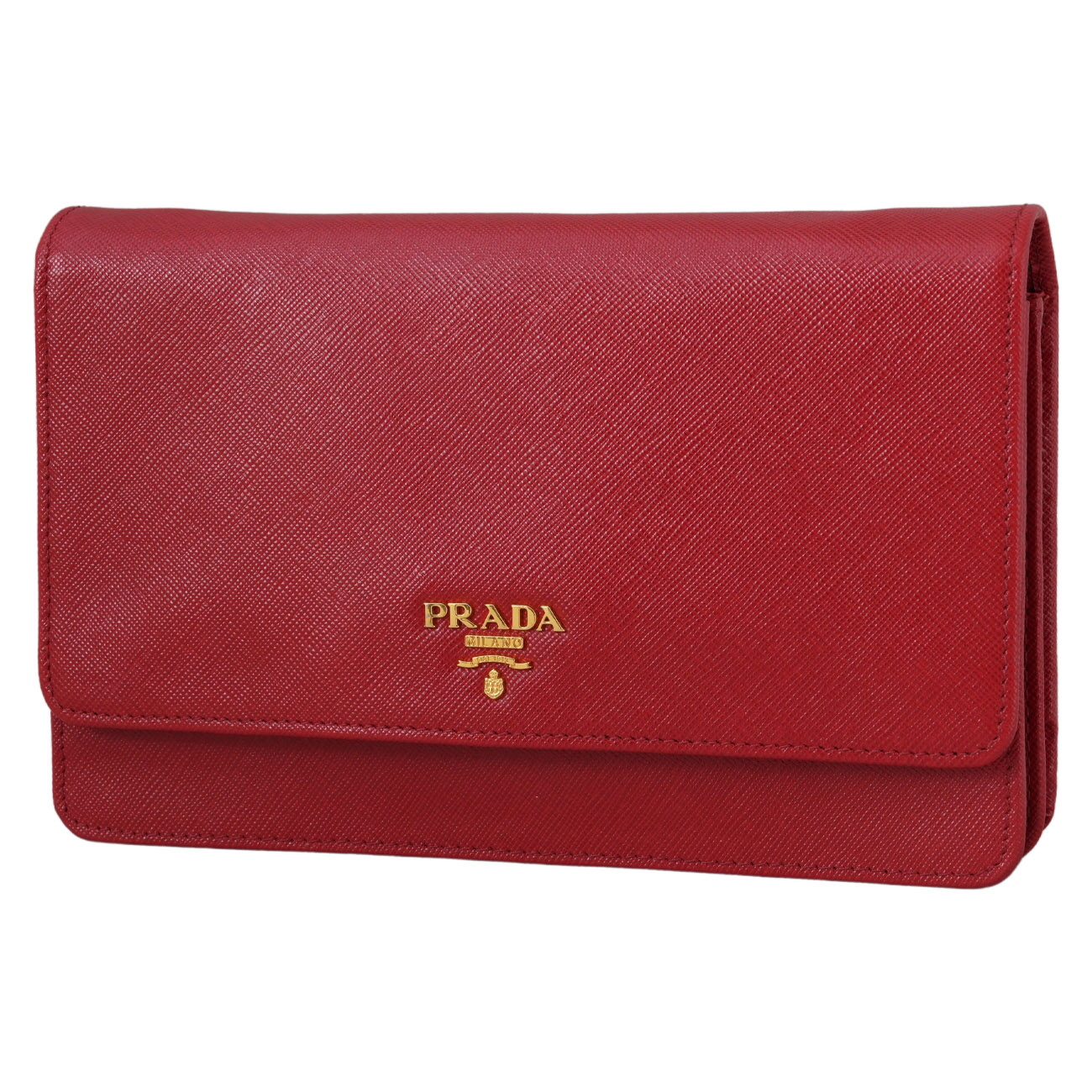 PRADA(USED)프라다 1M1361 사피아노 월릿 크로스백
