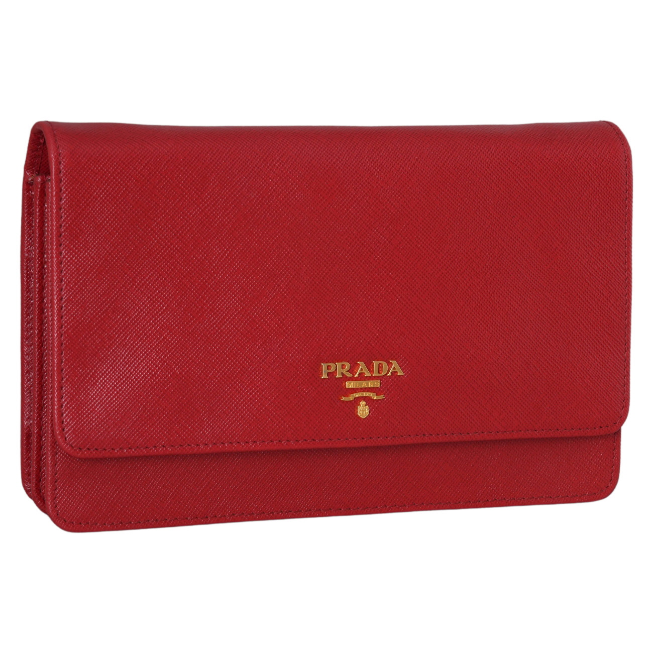 PRADA(USED)프라다 1M1361 사피아노 월릿 크로스백