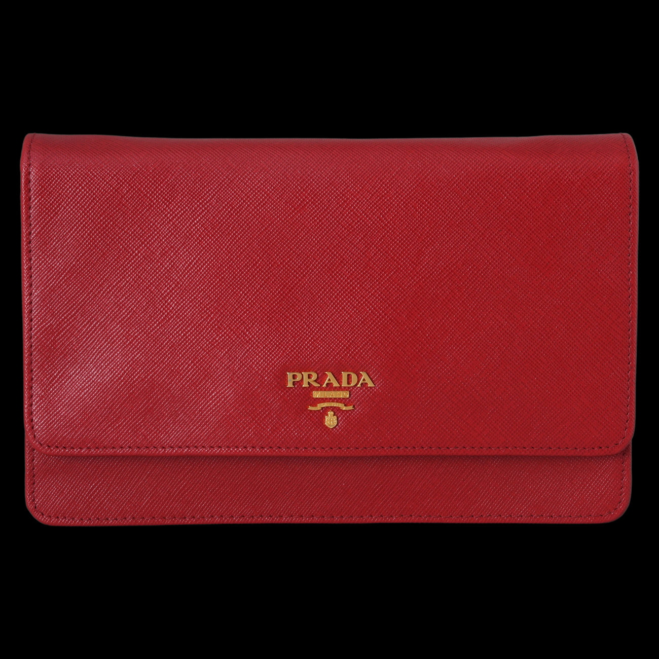 PRADA(USED)프라다 1M1361 사피아노 월릿 크로스백
