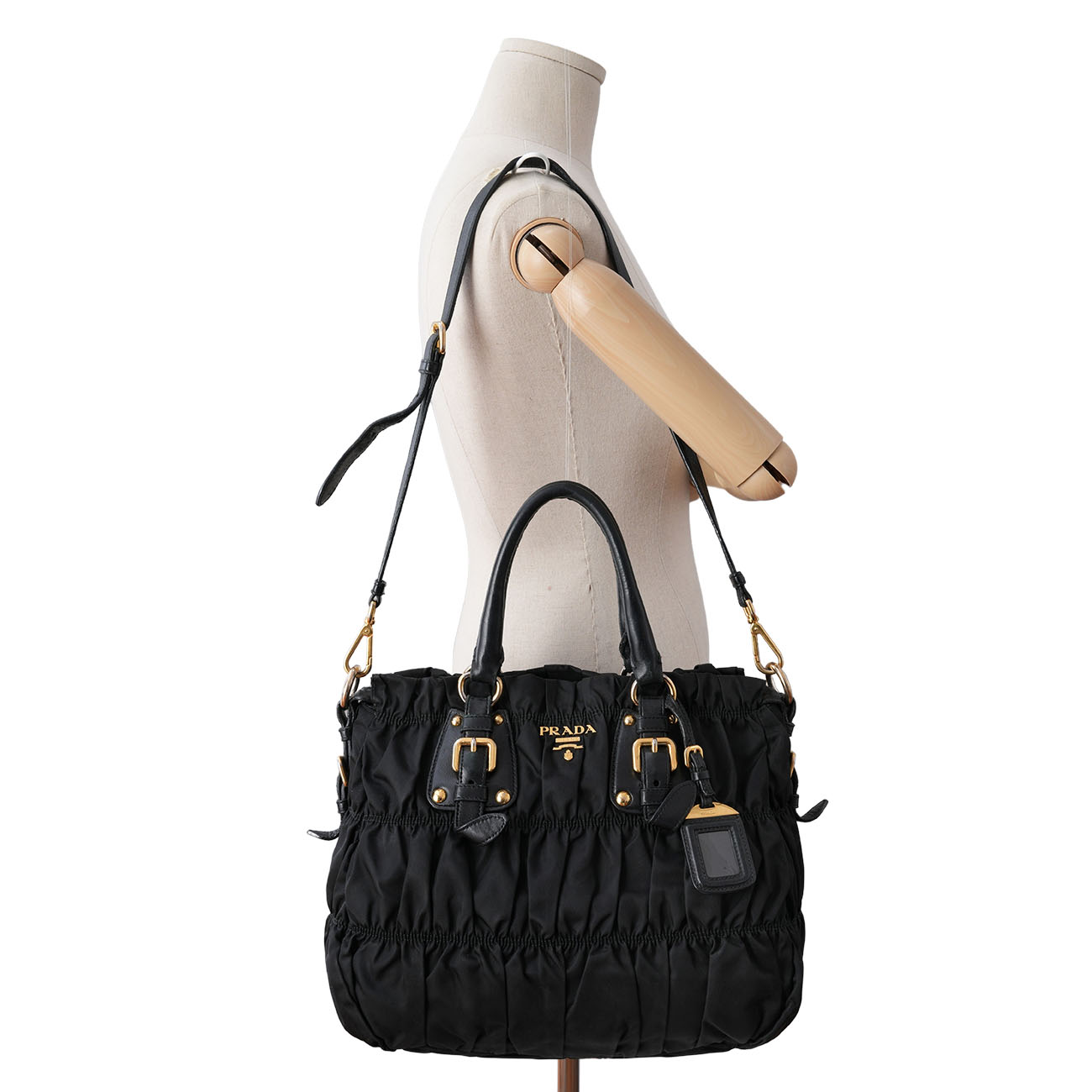 PRADA(USED)프라다 고프레 토트 겸 숄더백