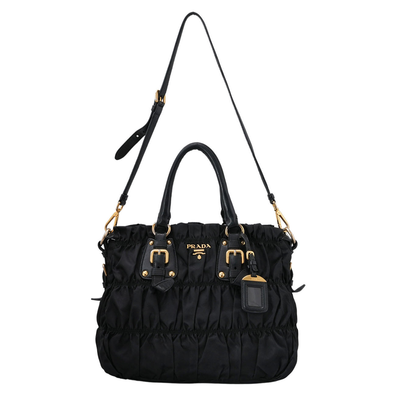 PRADA(USED)프라다 고프레 토트 겸 숄더백
