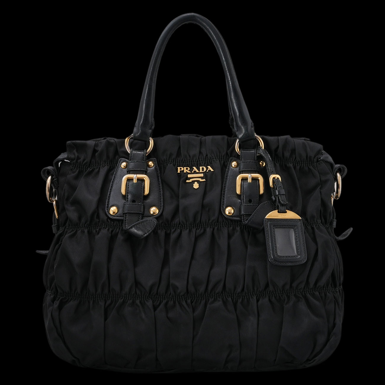 PRADA(USED)프라다 고프레 토트 겸 숄더백