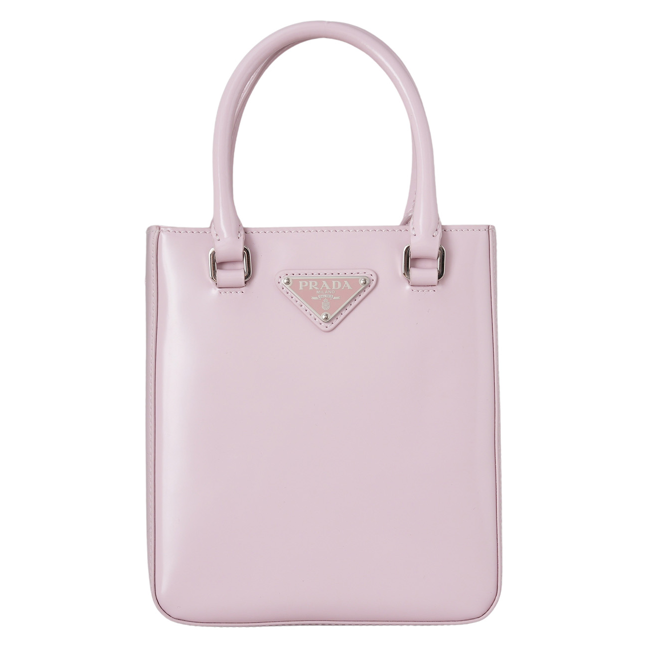 PRADA(USED)프라다 1BA331 스몰 브러쉬드 레더 토트백