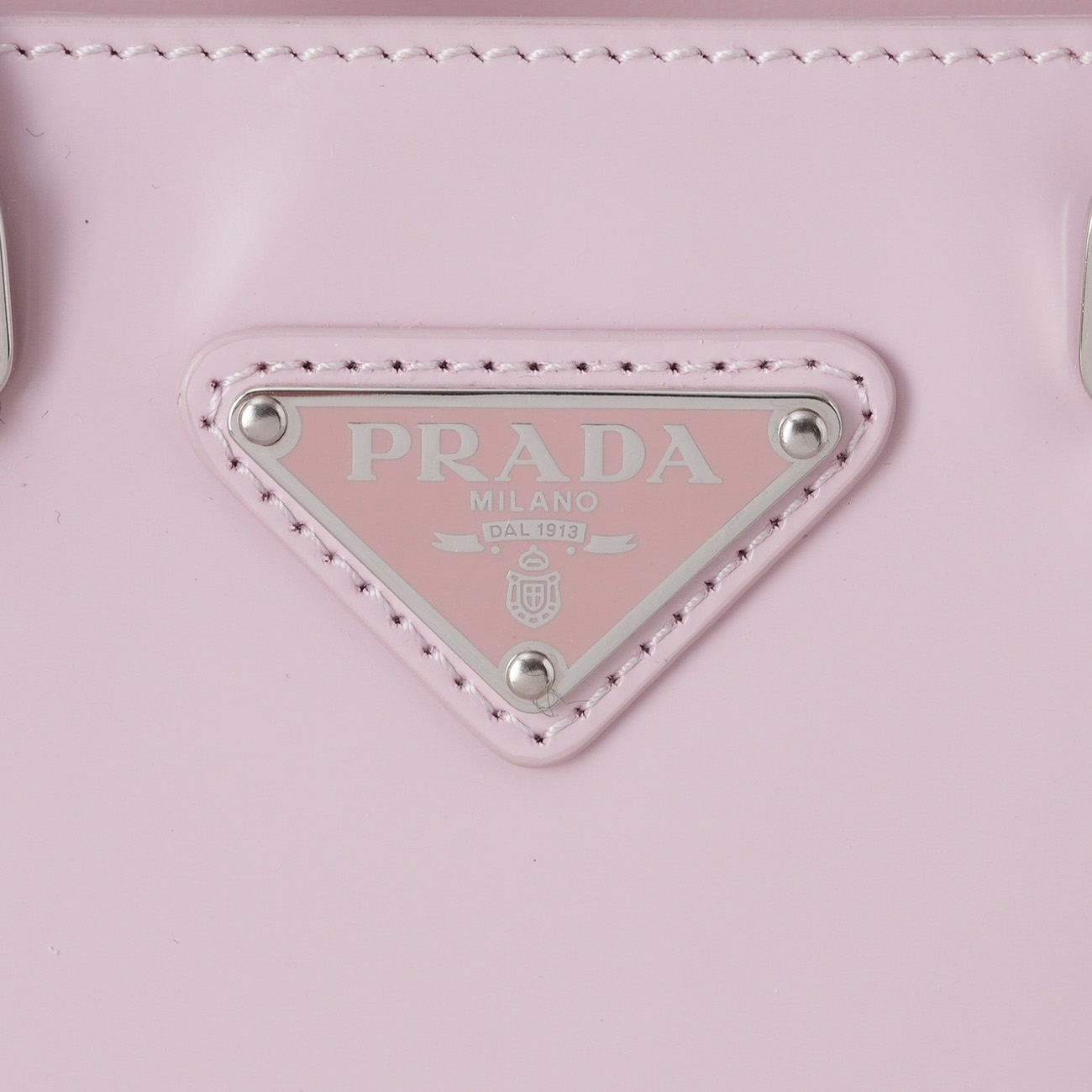PRADA(USED)프라다 1BA331 스몰 브러쉬드 레더 토트백
