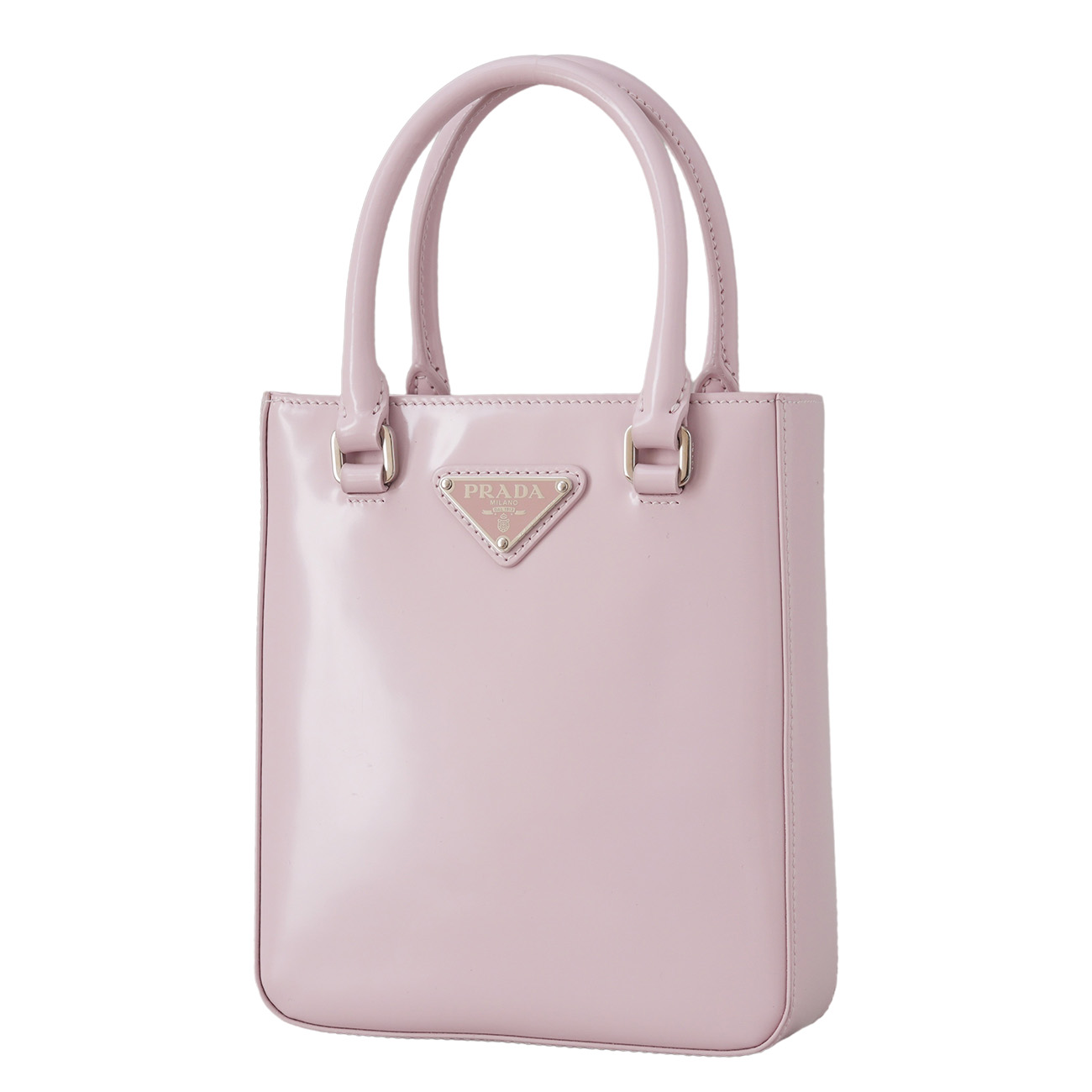 PRADA(USED)프라다 1BA331 스몰 브러쉬드 레더 토트백