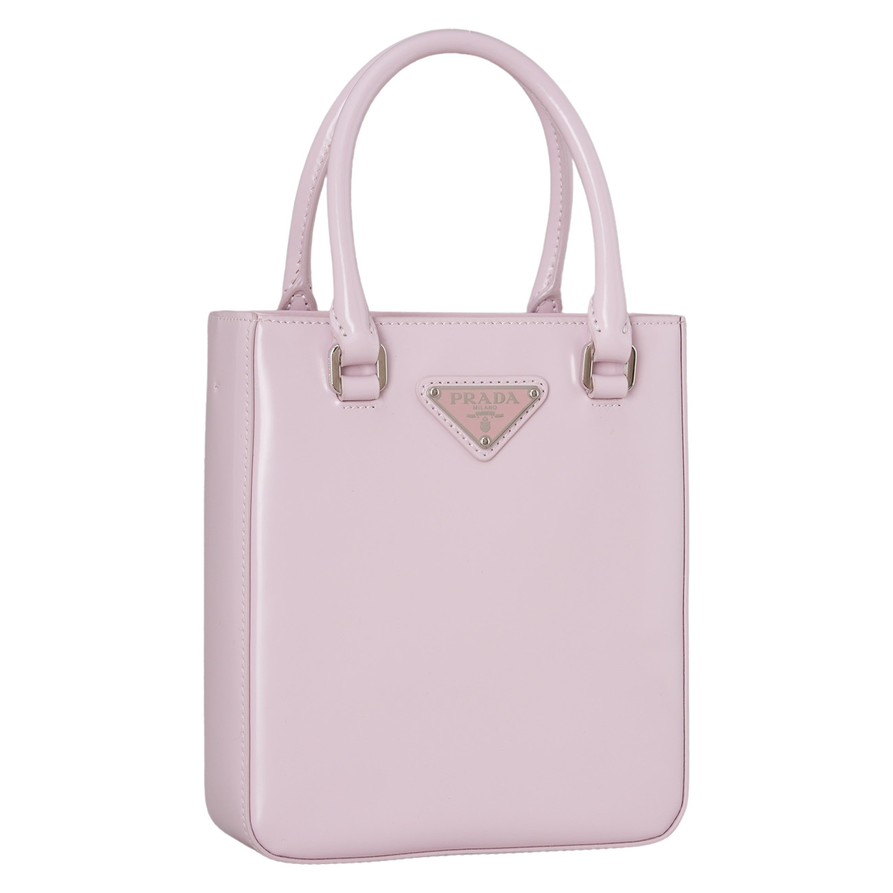 PRADA(USED)프라다 1BA331 스몰 브러쉬드 레더 토트백