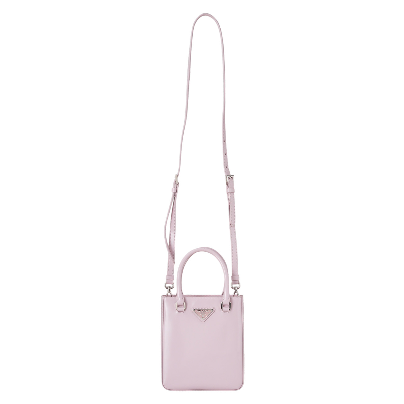 PRADA(USED)프라다 1BA331 스몰 브러쉬드 레더 토트백