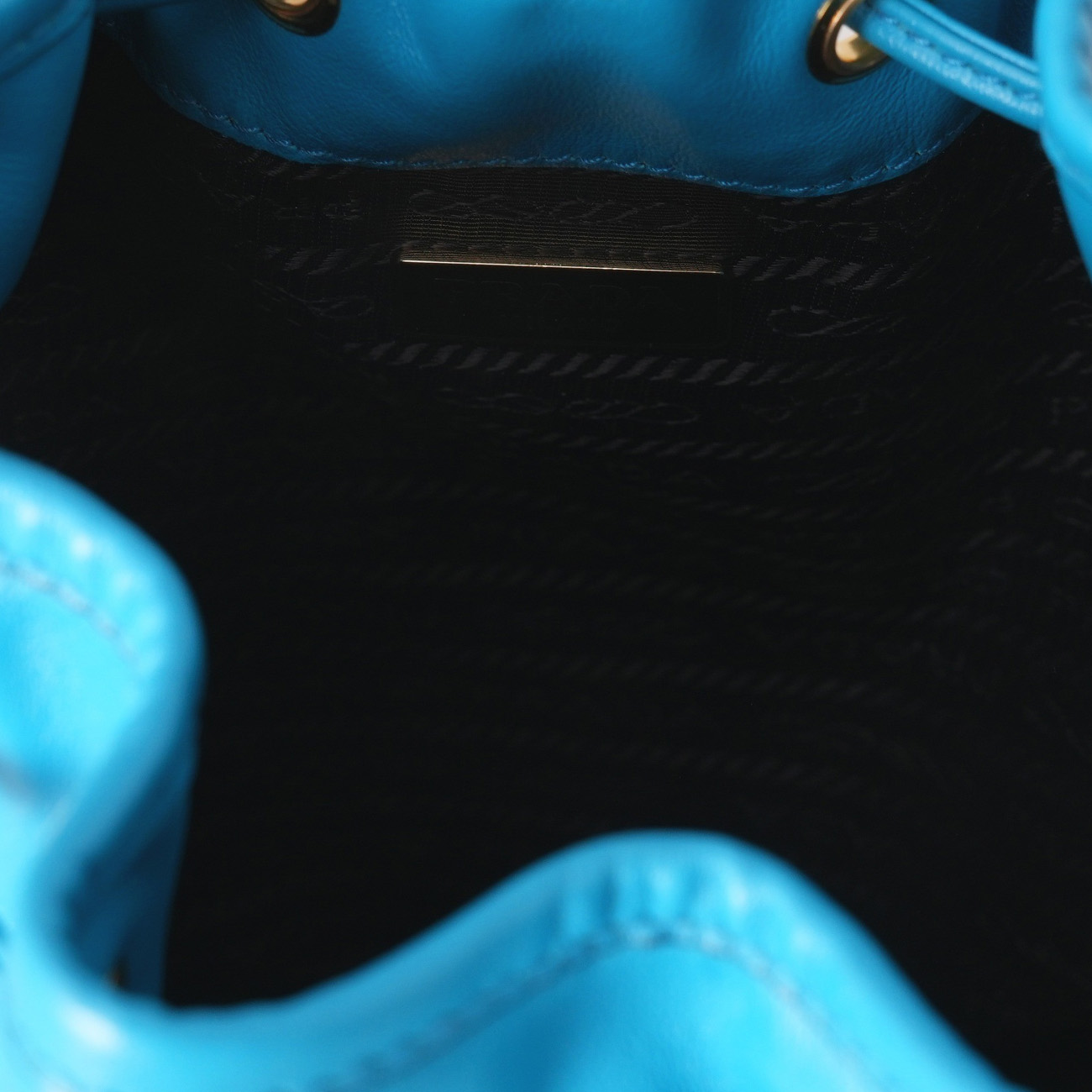 PRADA(USED)프라다 1BH038 레더 버킷백