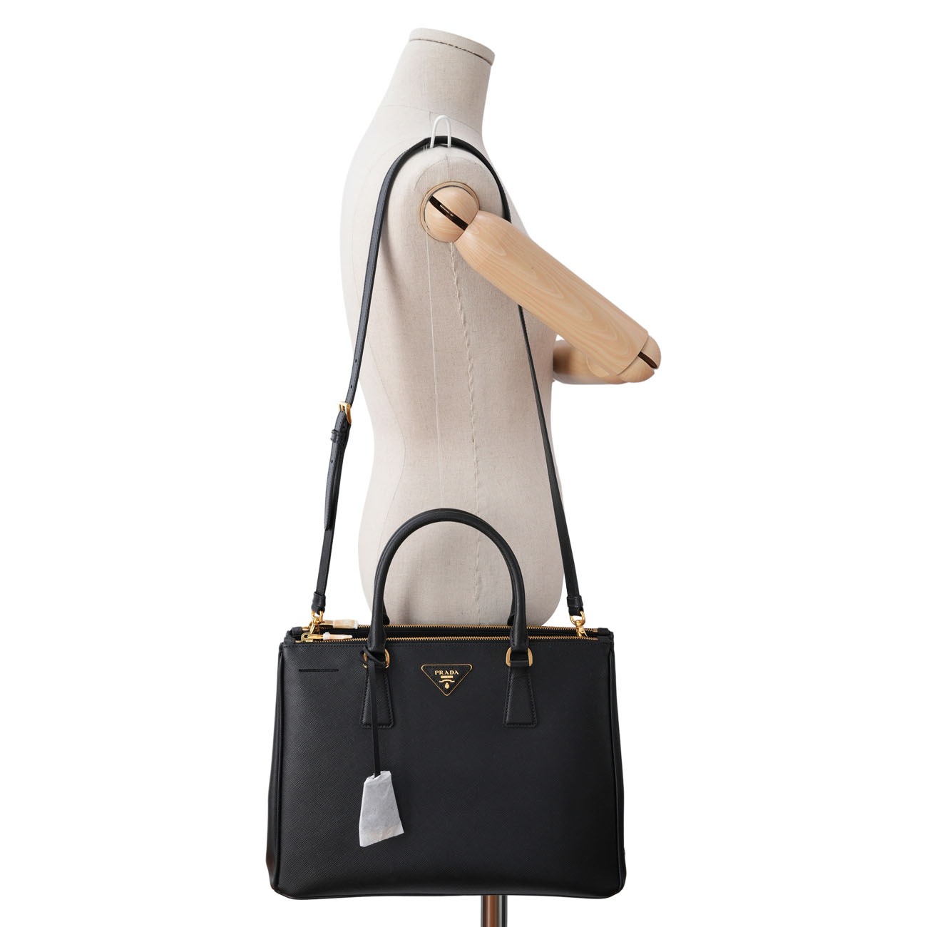 PRADA(USED)프라다 삼각로고 토트겸 숄더백
