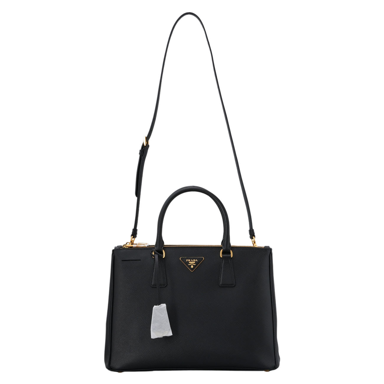 PRADA(USED)프라다 삼각로고 토트겸 숄더백